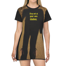 Load image into Gallery viewer, Shadow T-Shirt Dress