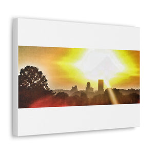 Vibrant Skyline Print