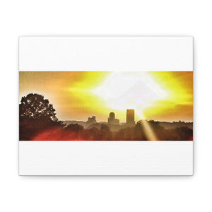 Vibrant Skyline Print